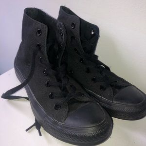 Women’s Converse High Top All Black Sneaker